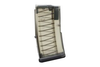 Translucent AR-15 magazine.
